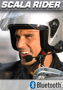 Motorcycle Bluetooth Headset from Cardo Scala Rider