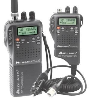 Midland portable cb radios 75-822