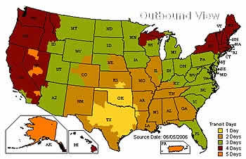 ups map