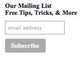 Email Subscribe